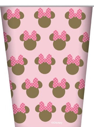 Minnie Mouse 266ml 9oz Paper Cups 8PK