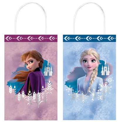 Frozen 2 Theme Paper Gift Bags with Handle 8PK