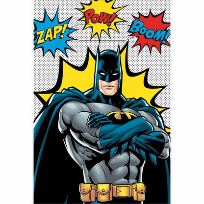 Batman Heroes Unite Theme Plastic Gift Loot Bags 8PK