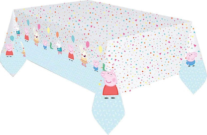 Peppa Pig Confetti Party Paper Tablecloth Table Cover 243cm x 137cm