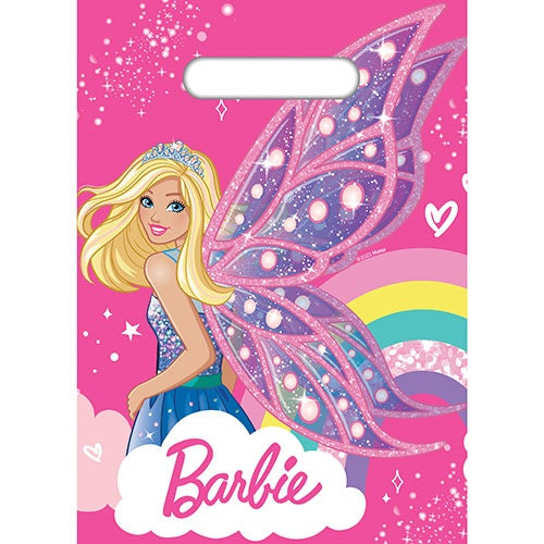 Barbie Girls Loot Bags Plastic 8pk