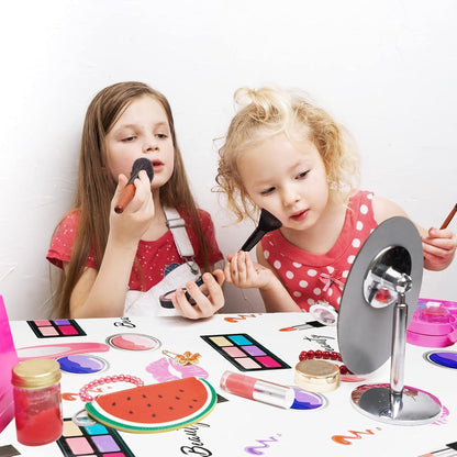 Beauty Makeup Cosmetics Tablecloth Plastic 220cm x 130cm