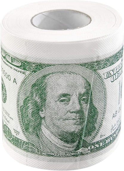 Sudoku + US Dollar Funny Toilet Paper Roll 4 Pack
