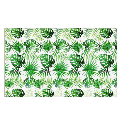 Hawaii Palm Leaves Theme Tablecloth Plastic 274cm x 137cm
