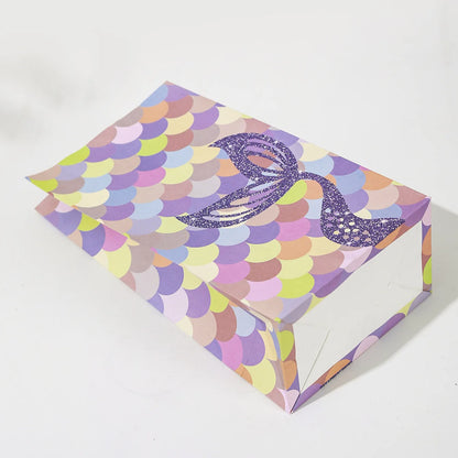 Mermaid Under the Sea Paper Gift Bags with Mini Stickers (Pack of 12)