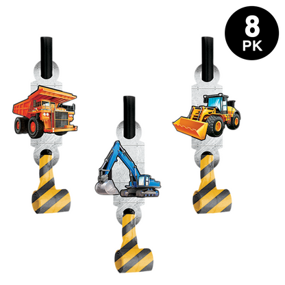 Big Dig Construction Blowouts 8PK