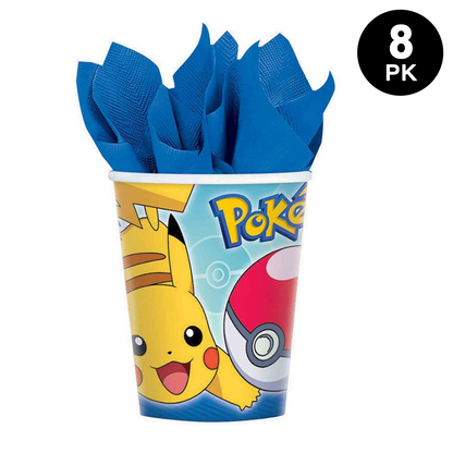 Pokemon Core 266ml 9oz Paper Cups 8PK
