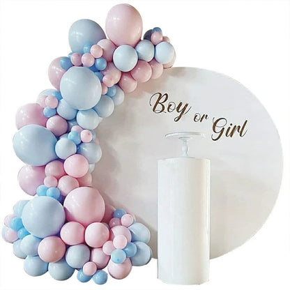 110pcs Macaron Baby Pink Blue Balloon Garland | Gender Reveal Balloon Arch Kit  for Baby Shower Wedding Birthday Party Decorations