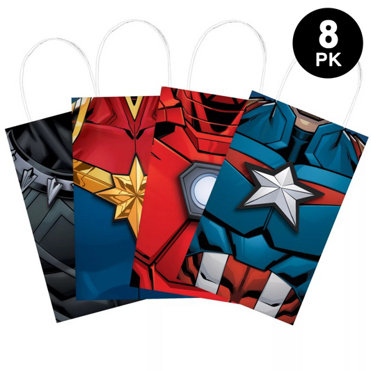 Marvel Avengers Create Your Own Paper Kraft Bags 8PK
