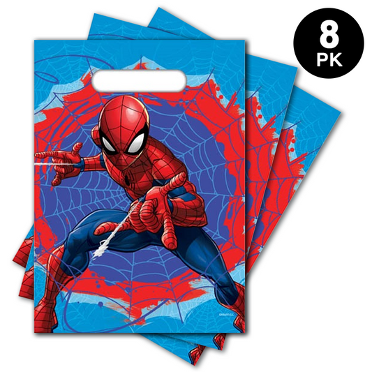 Marvel Spider-Man Loot Bags Plastic 8pk