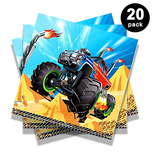 Monster Truck Luncheon Napkins (Pack of 20)