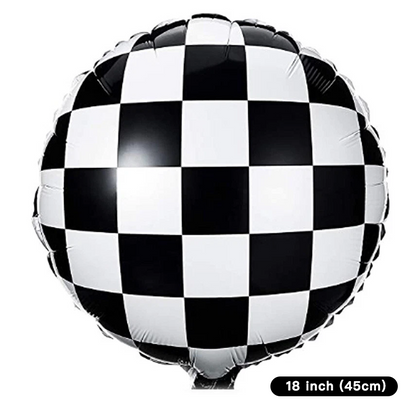 Motorbike Racing Car Big Wheel Foil Balloons 5 Pack