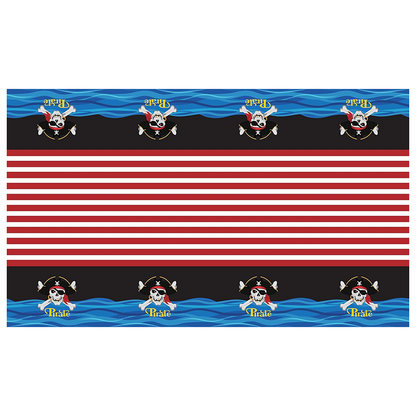 Pirate Theme Birthday Table Cover Plastic 180cm x 108cm