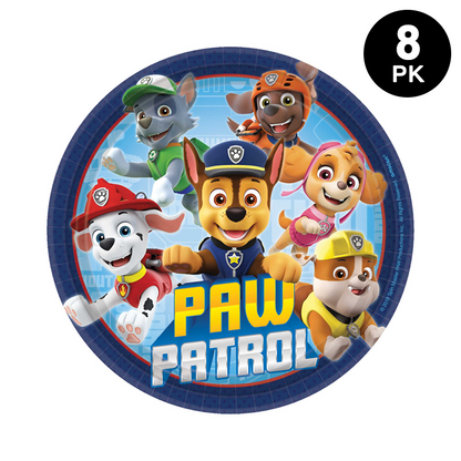 Paw Patrol 17cm 7 inch Round Paper Plates 8PK