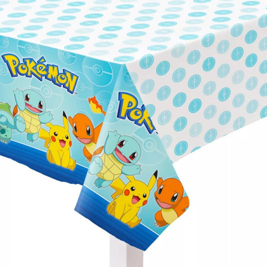 Pokemon Classic Plastic Tablecloth Table Cover 243cm x 137cm