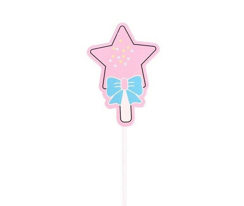 Unicorn Rainbow Theme Birthday Cake Decorating Toppers 6 pack
