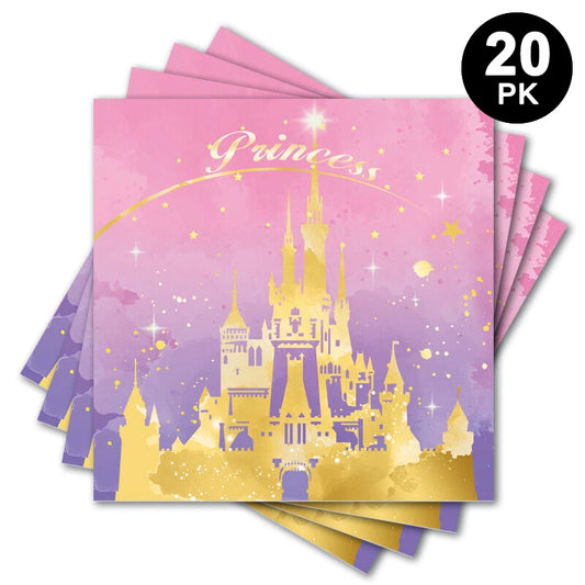 Princess Castle Luncheon Napkins 20 Pack
