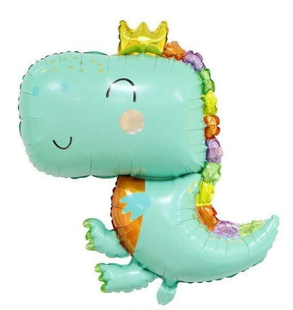 5pcs Dinosaur Shaped Foil Balloons