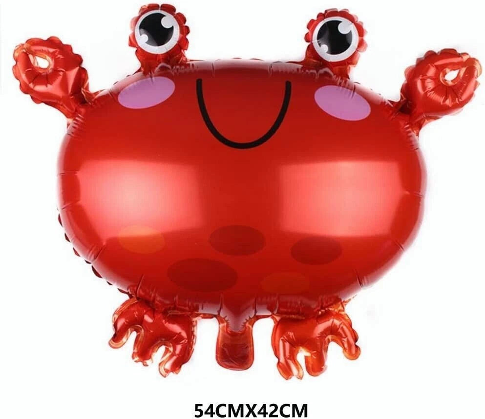 Ocean Animals Shaped Assorted Foil Balloon Set 5 Pack