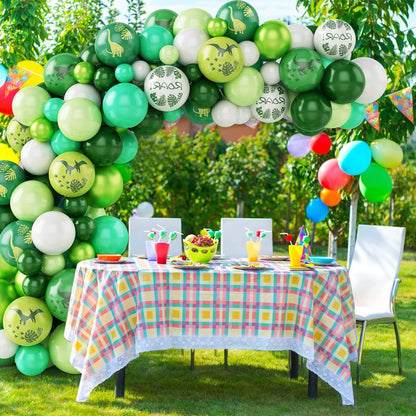 Dinosaur Theme Green Balloon Garland Kit