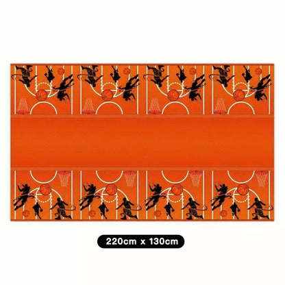 Basketball Theme Tablecloth Plastic 220cm x 130cm