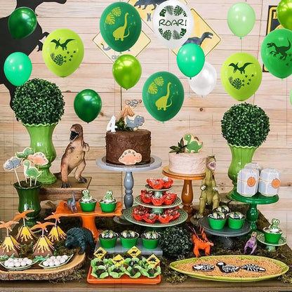 Dinosaur Theme Green Balloon Garland Kit