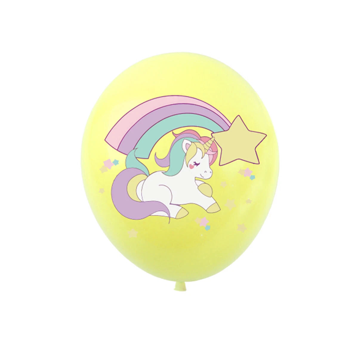 Unicorn Theme Assorted Latex Balloons 16pcs
