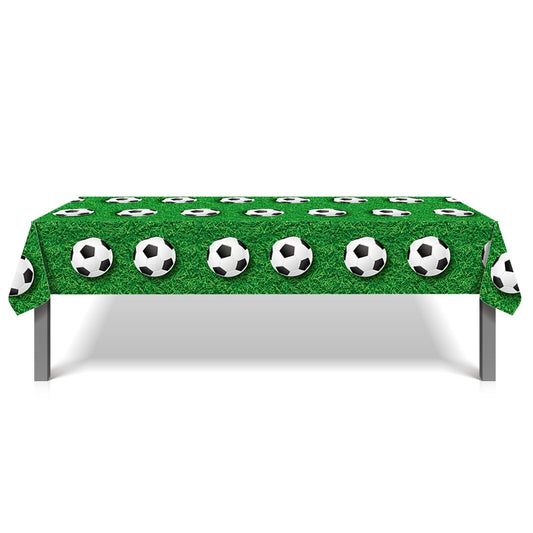 Soccer Plastic Table Cover 220cm x 130xm