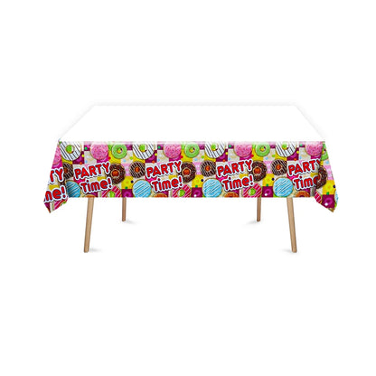 My Sweets Donuts Tablecloth Plastic 180cm x 108cm