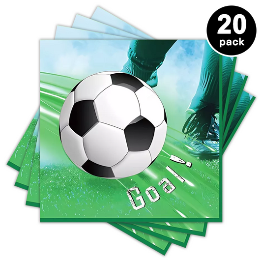 Soccer Goal Luncheon Napkins 20 Pack
