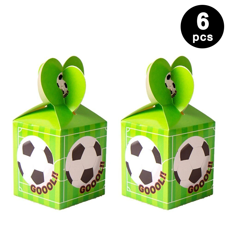 Soccer Theme Party Candy Box 6 Pack