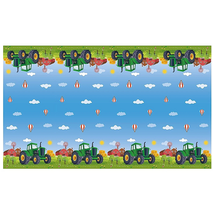 Tractor Farm Story Table Cover Plastic 220cm x 130cm