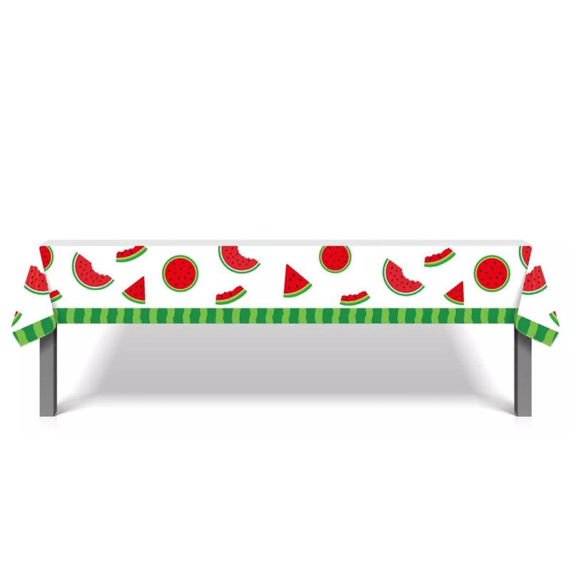Watermelon Theme Tablecloth Plastic 220cm x 130cm