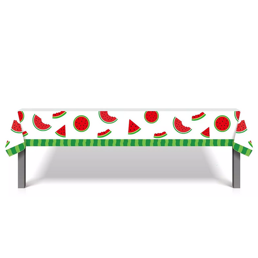 Watermelon Theme Tablecloth Plastic 220cm x 130cm