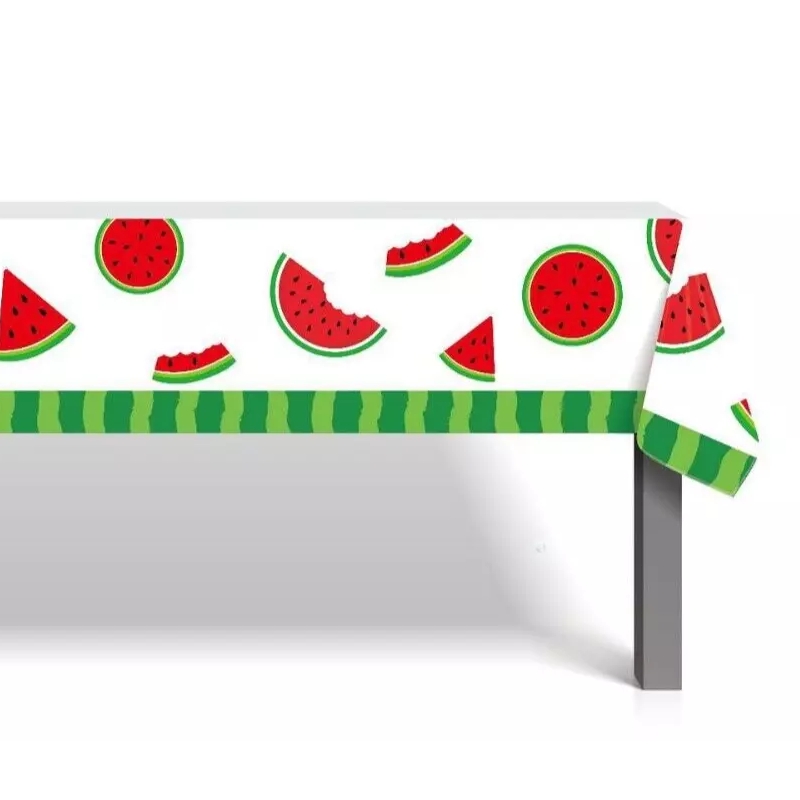 Watermelon Theme Tablecloth Plastic 220cm x 130cm