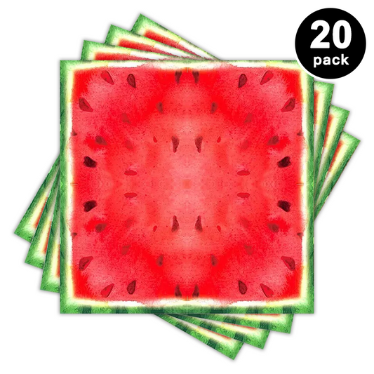 Watermelon Theme Luncheon Napkins 20 pack