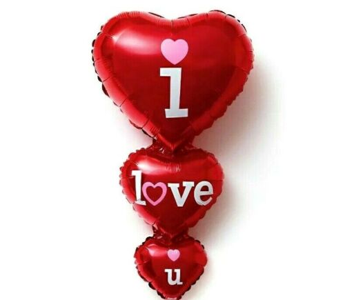 Large I LOVE YOU Foil Balloon Party Supplies Valentine's Day Wedding Decoration