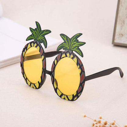 Unisex Pineapple Glasses for Funny Cosplay Hawaiian Tropical Party Favors Accessories