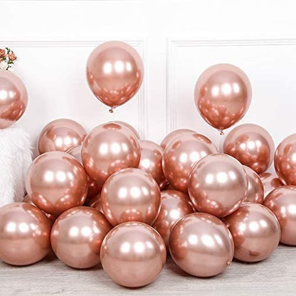 136pcs Peach Rose Gold Confetti Garland Balloon Arch Kit | DIY Baby Shower Birthday Wedding Anniversary Party Decorations